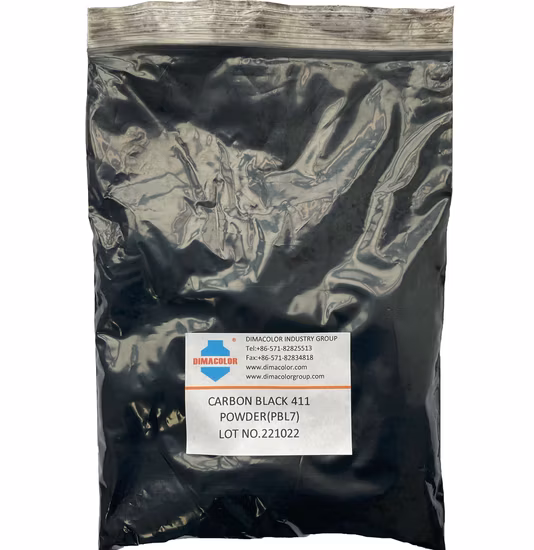 Dimablack Carbon Black 411 Monarch 880 pour revêtement de peinture à l'encre en cuir