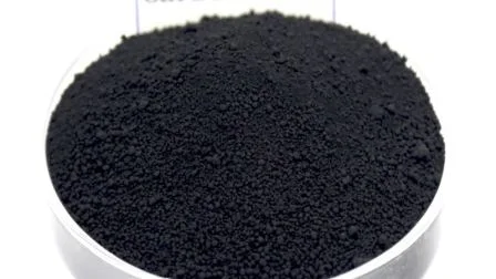 Pigment noir noir de carbone utilisé pour le caoutchouc, le plastique, l'encre et la peinture